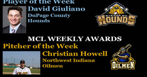 MCL Anoints Giuliano, Howell as Weekly Award Winners