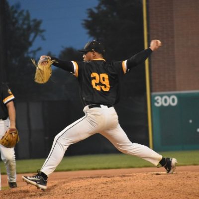 Canelon ties strikeout record in game one win